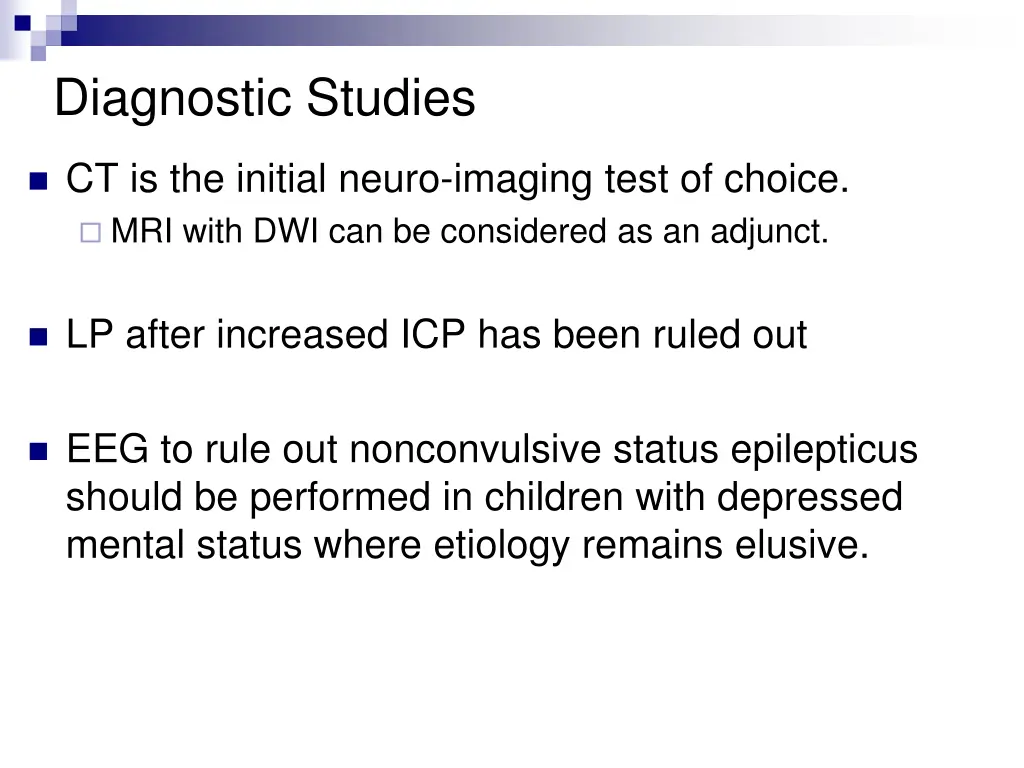 diagnostic studies