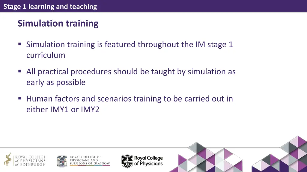 stage 1 learning and teaching 7