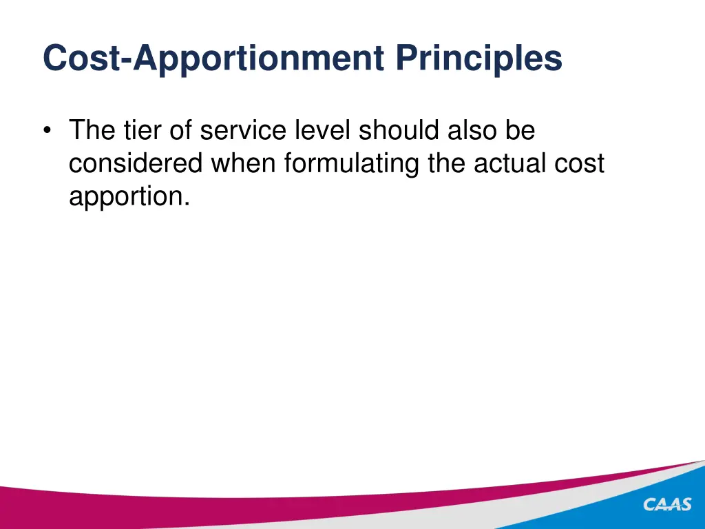 cost apportionment principles 4