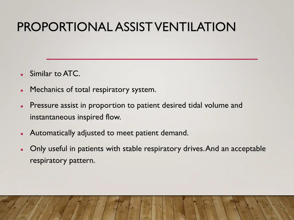 proportional assist ventilation