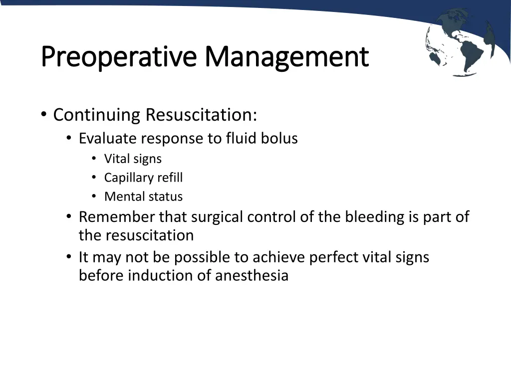 preoperative management preoperative management 1