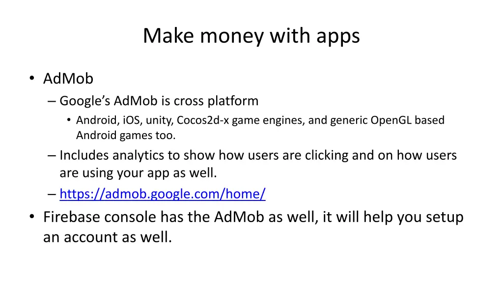 make money with apps