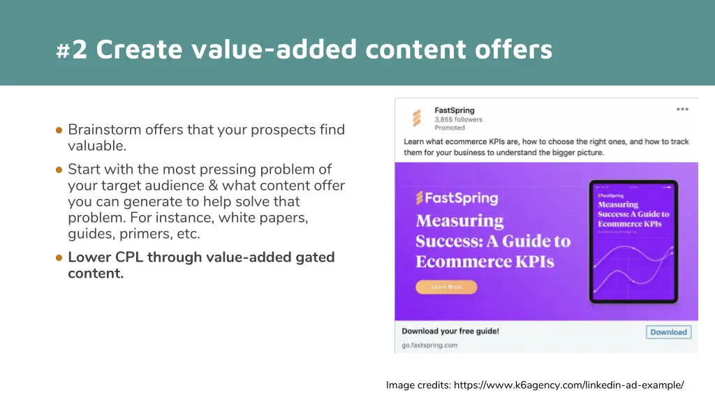 2 create value added content offers