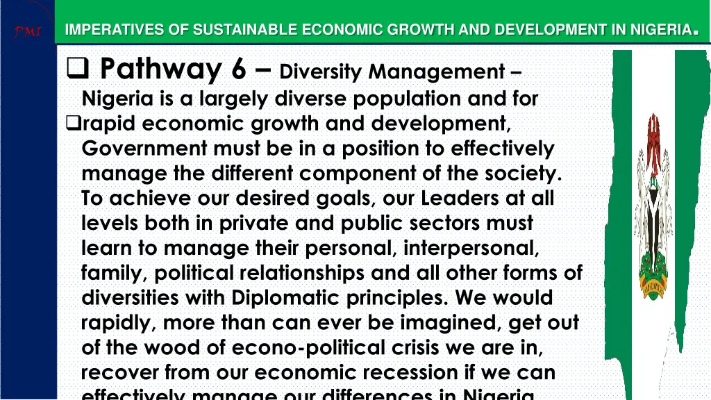 imperatives of sustainable economic growth 27