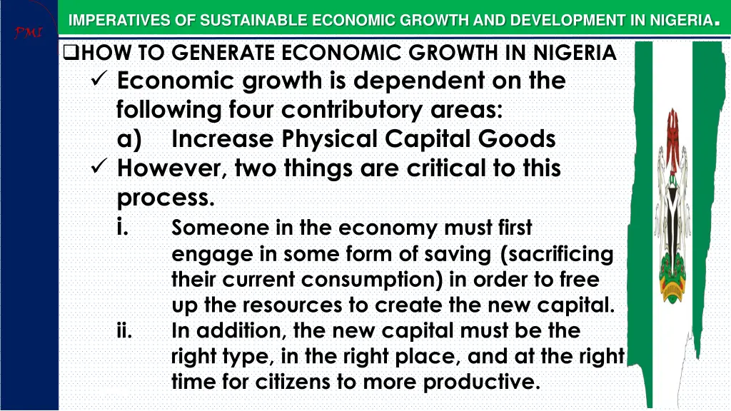 imperatives of sustainable economic growth 5