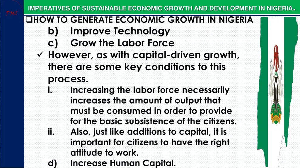 imperatives of sustainable economic growth 6