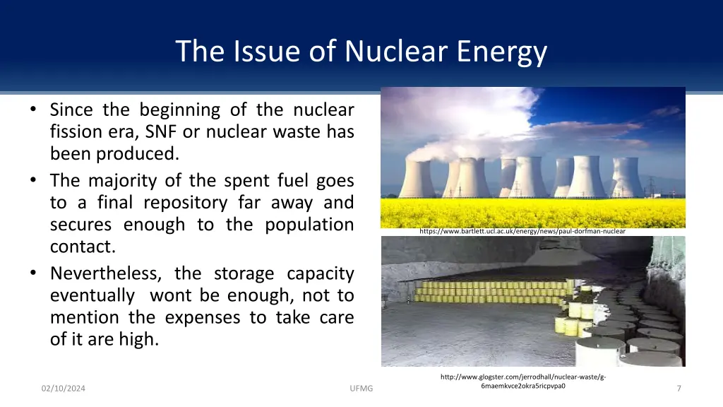 the issue of nuclear energy