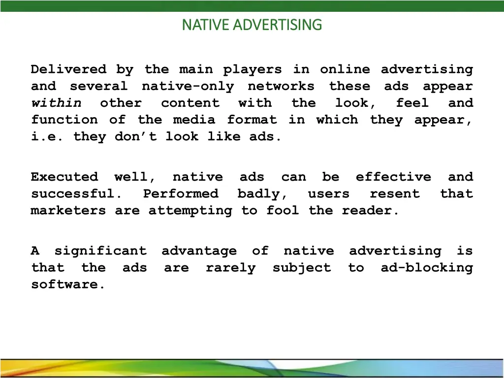 native advertising native advertising