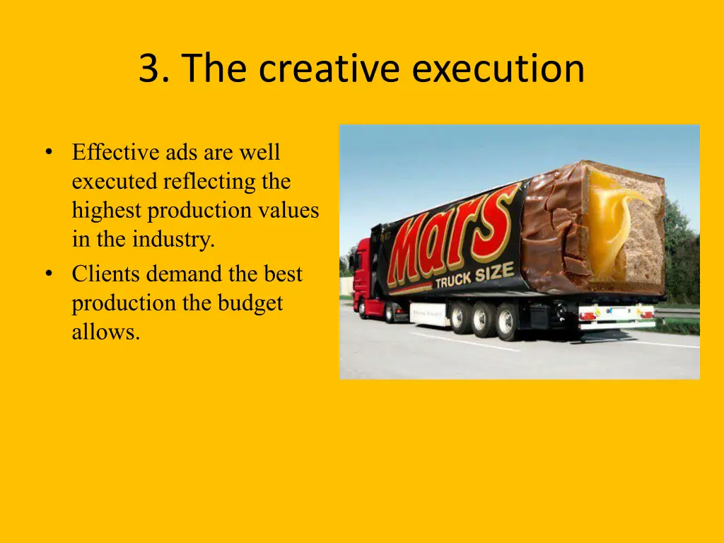 3 the creative execution