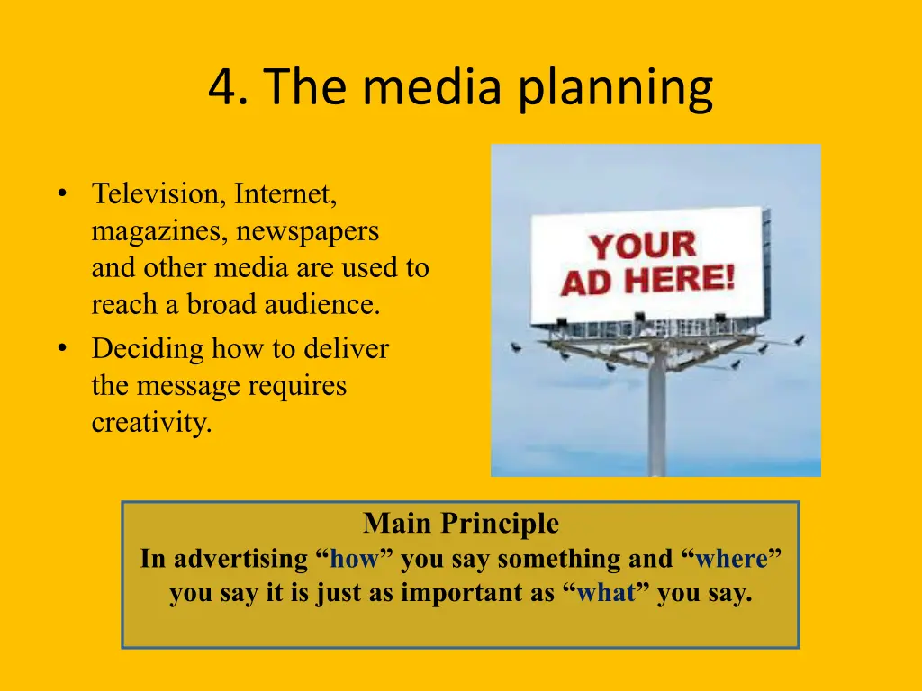 4 the media planning