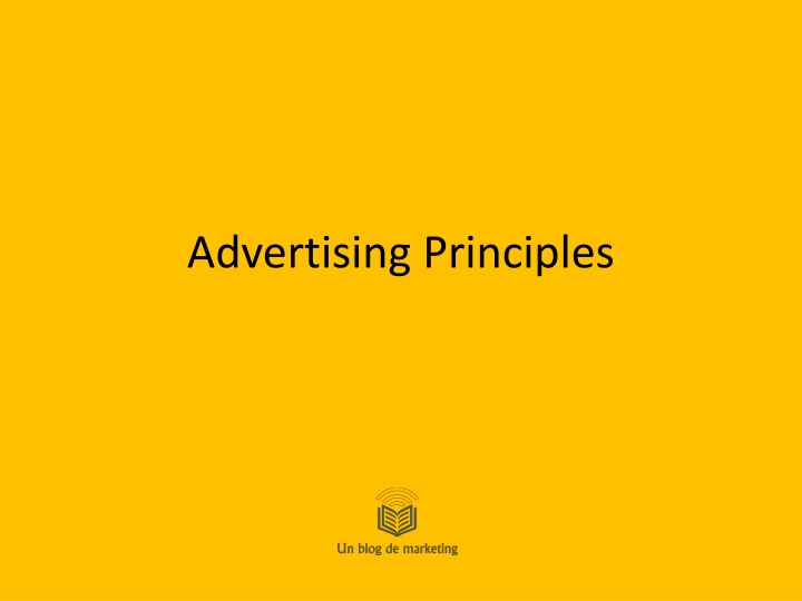 advertising principles