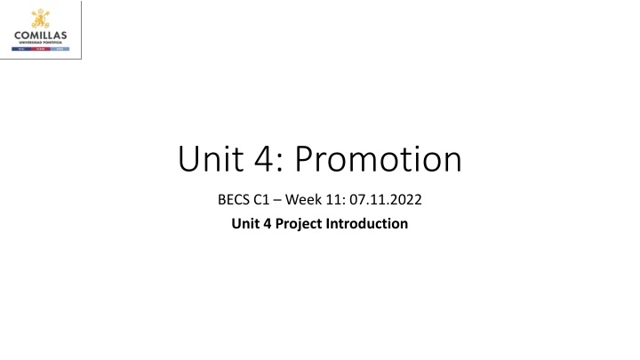 unit 4 promotion