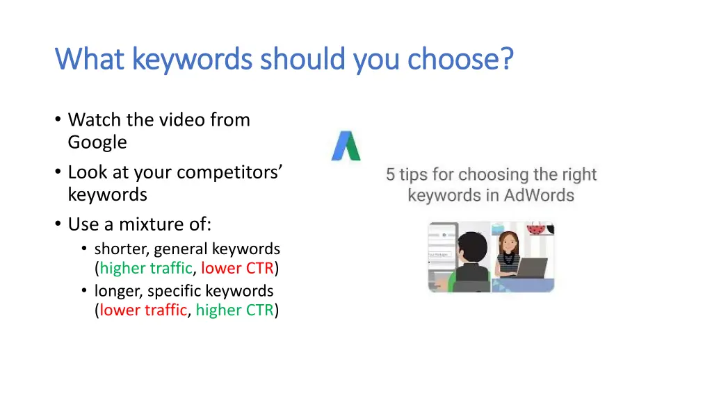 what keywords should you choose what keywords