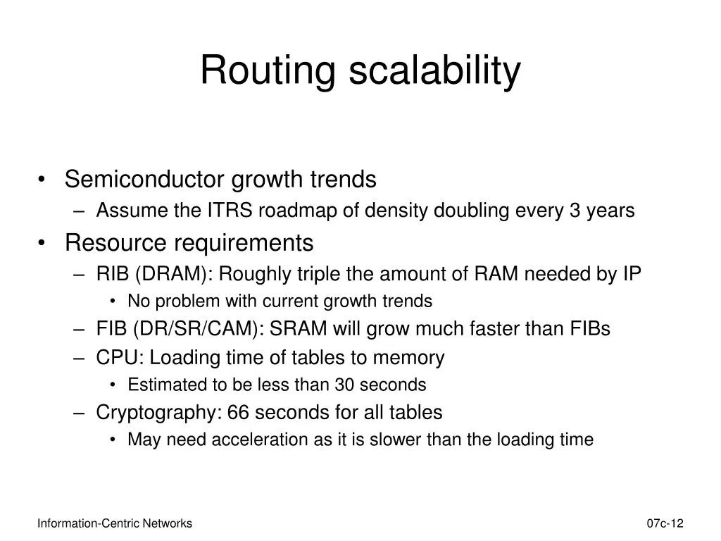 routing scalability 1