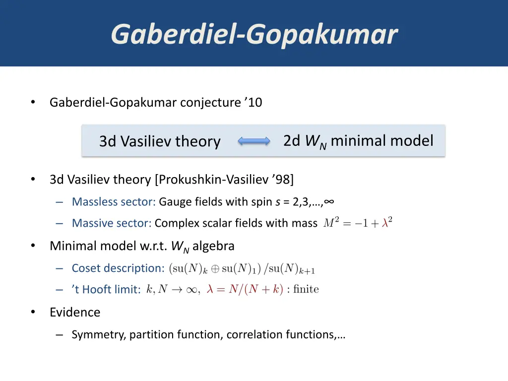 gaberdiel gopakumar