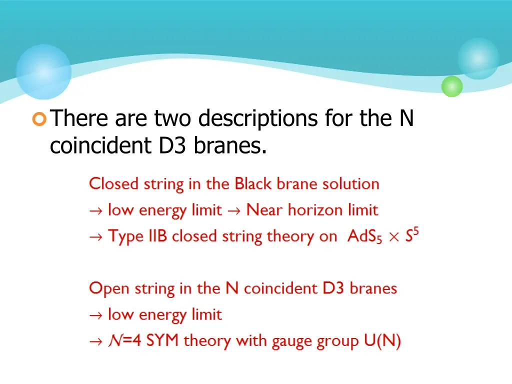 there are two descriptions for the n coincident