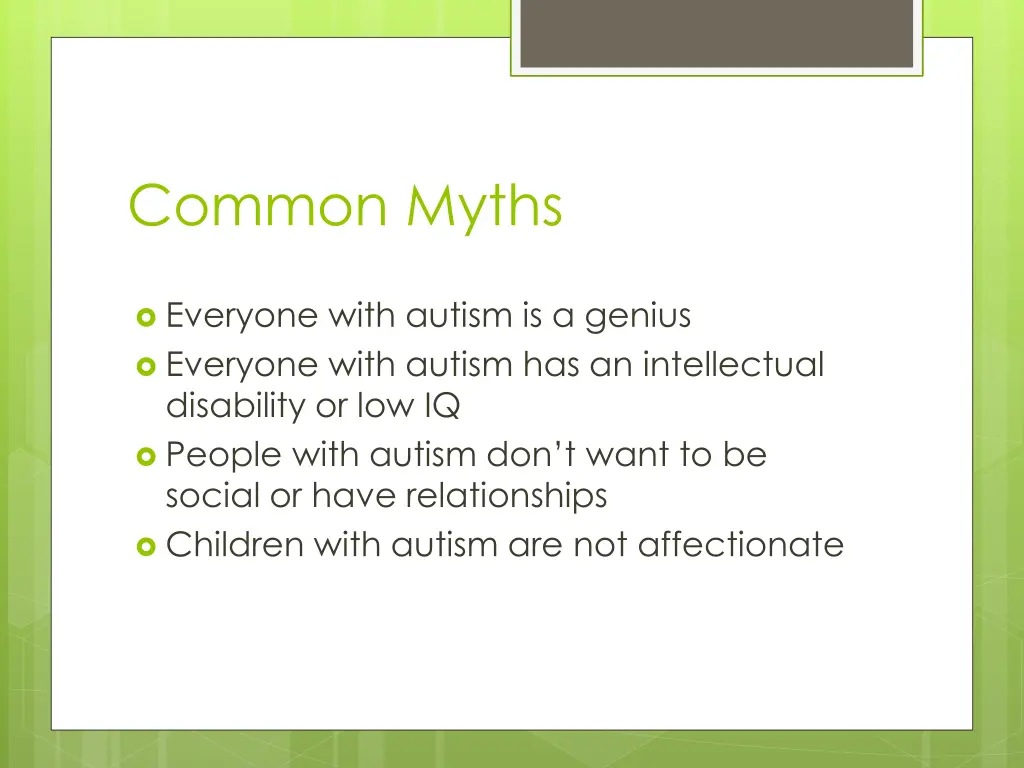 common myths