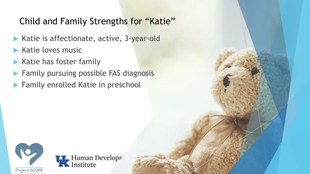 child and family strengths for katie