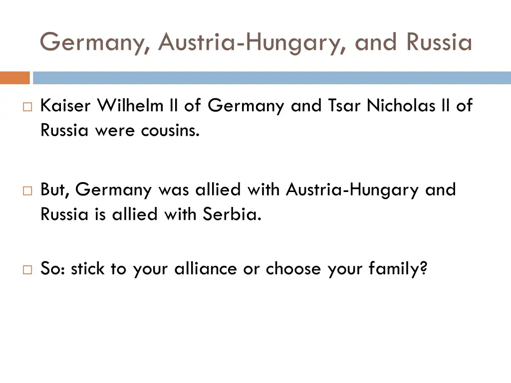 germany austria hungary and russia