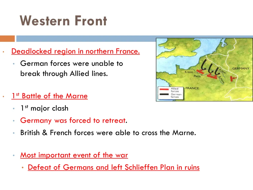 western front