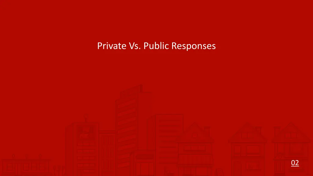 private vs public responses