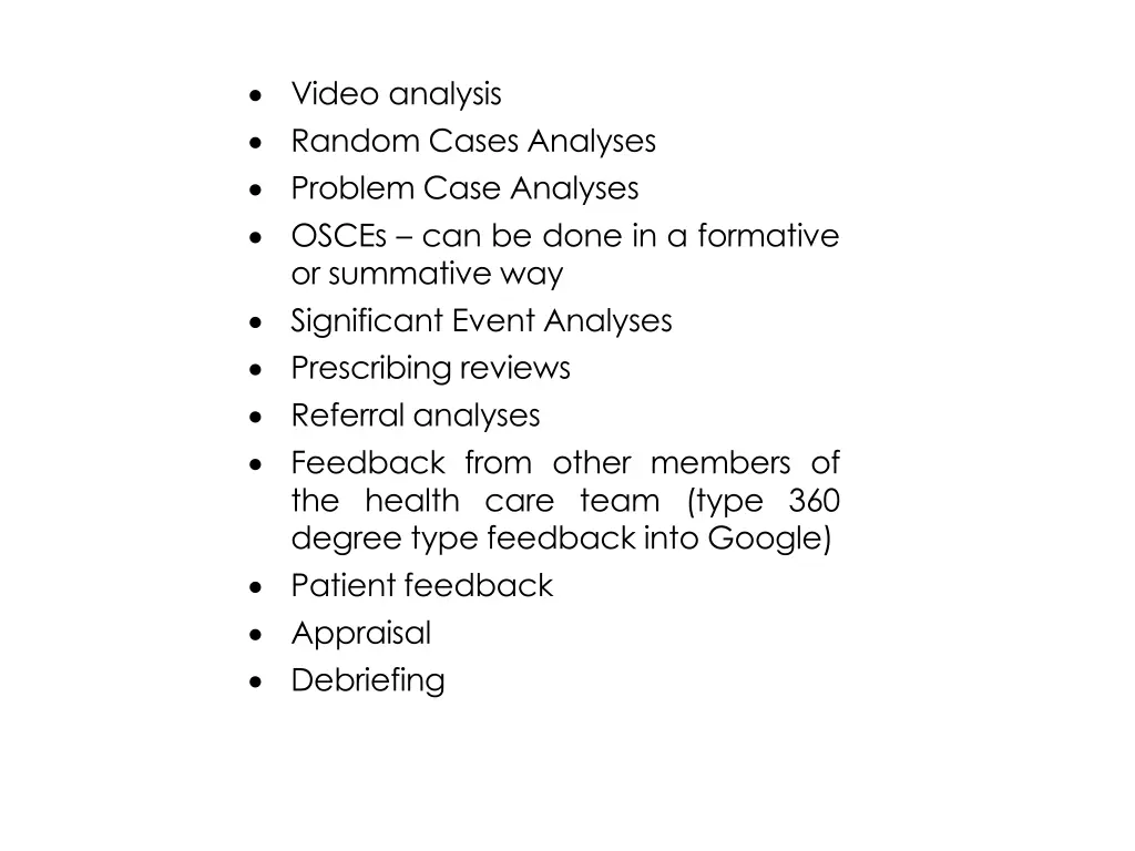 video analysis random cases analyses problem case