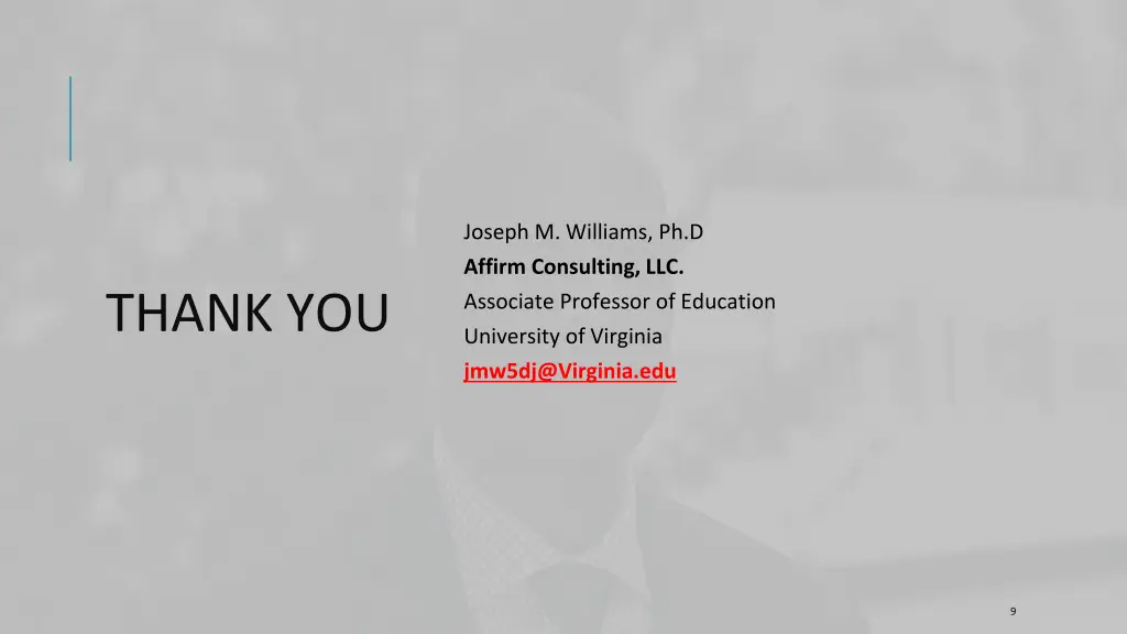 joseph m williams ph d affirm consulting