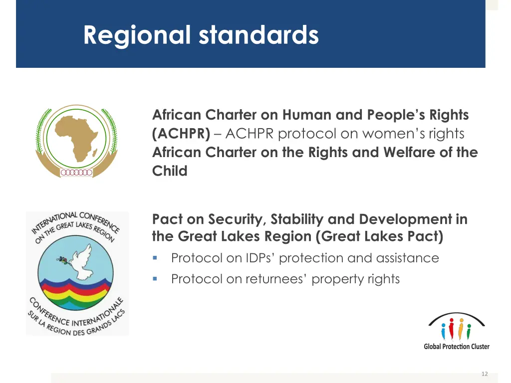 regional standards