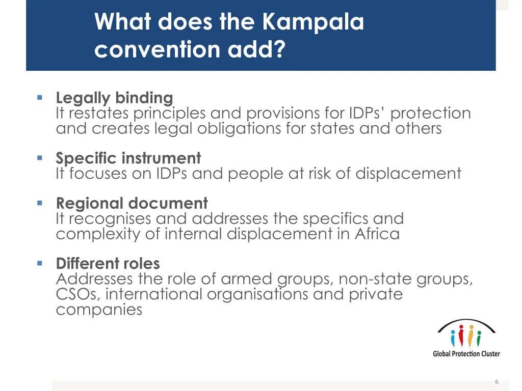 what does the kampala convention add