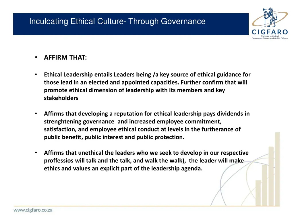 inculcating ethical culture through governance 1