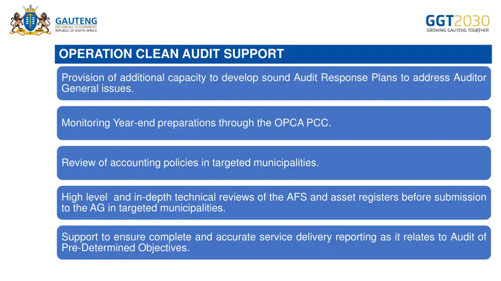 operation clean audit support 3