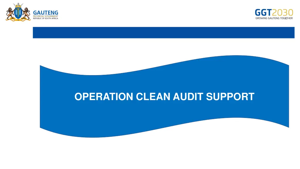 operation clean audit support