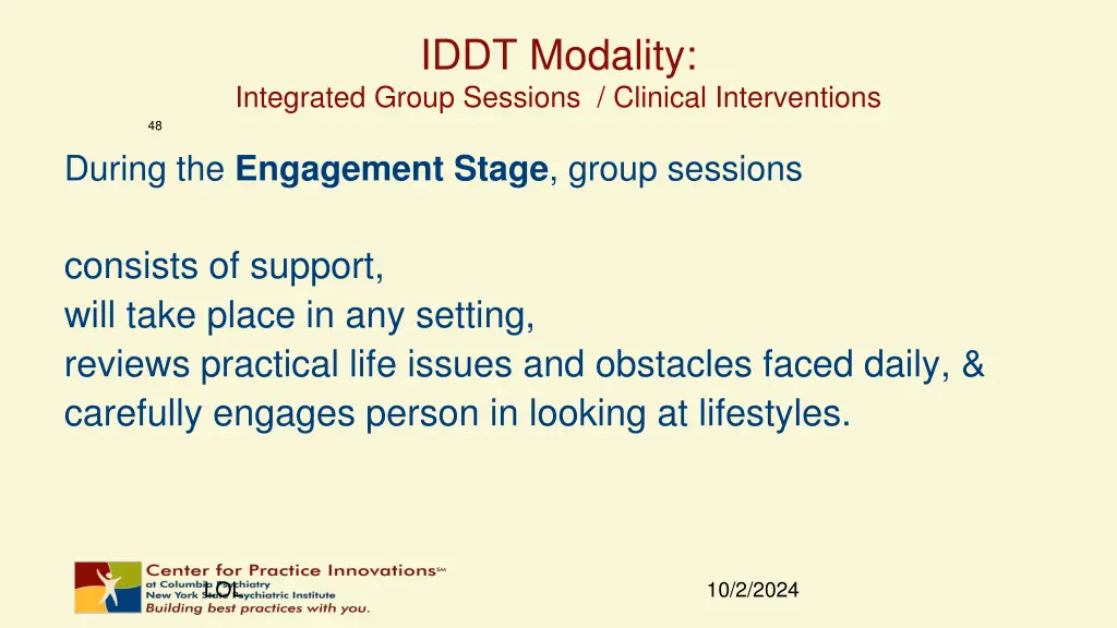 iddt modality