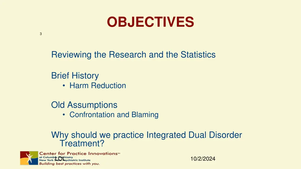 objectives