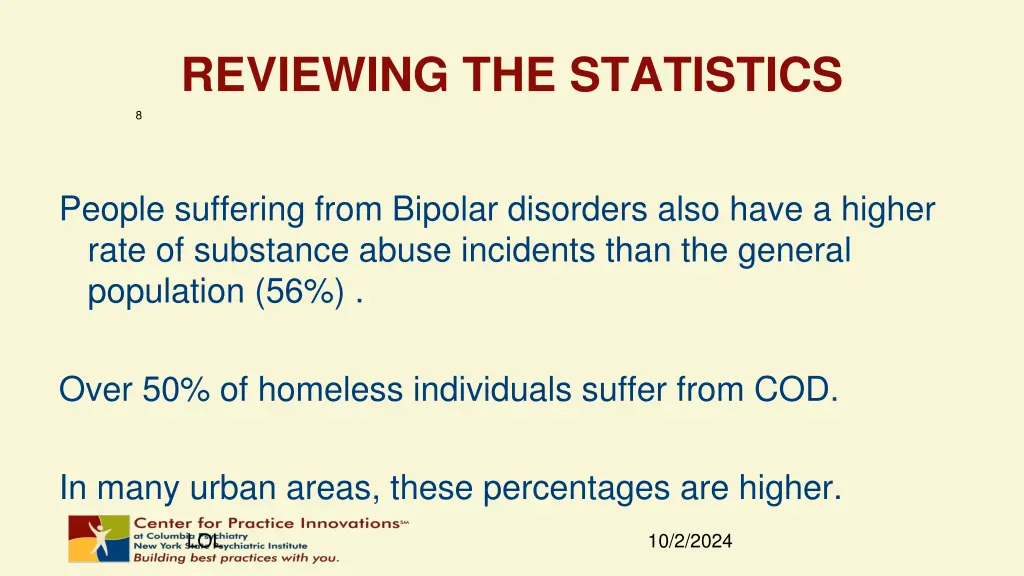 reviewing the statistics 3