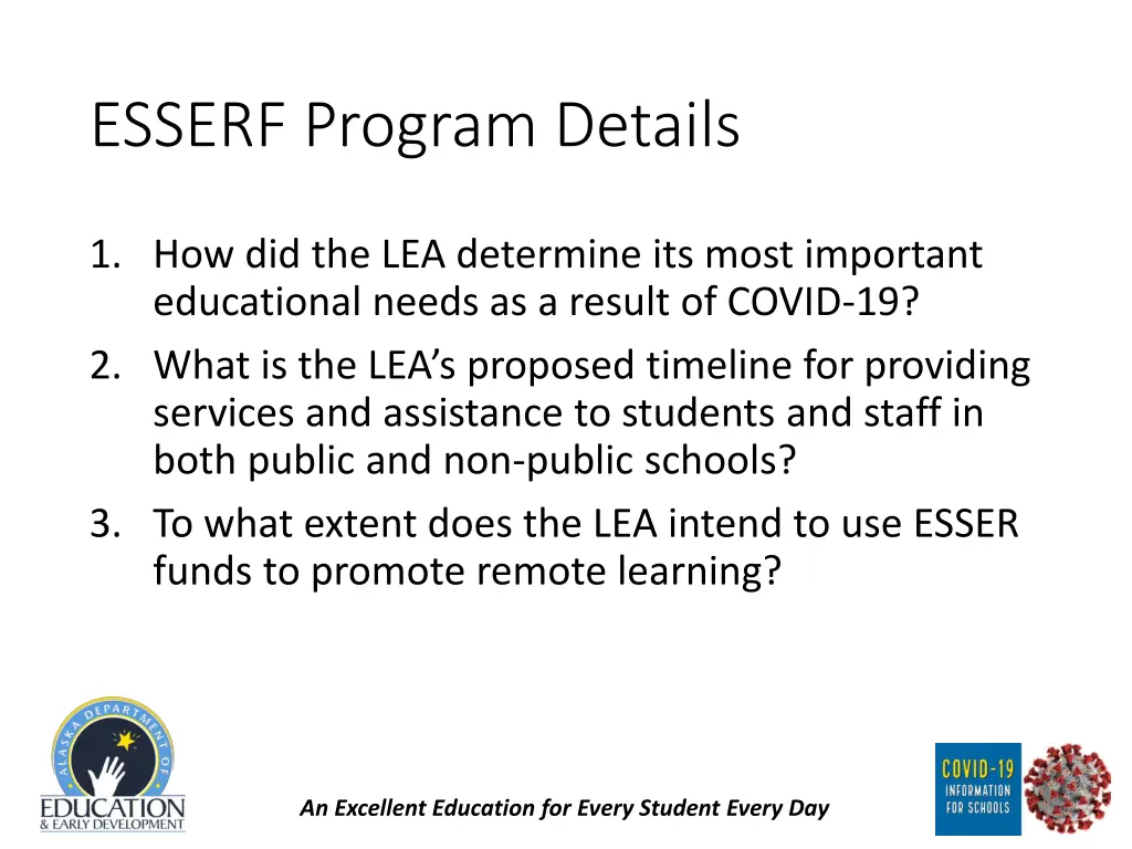 esserf program details