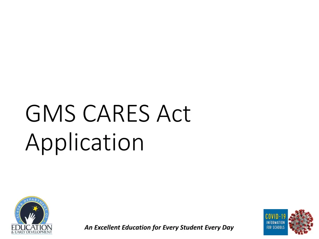 gms cares act application