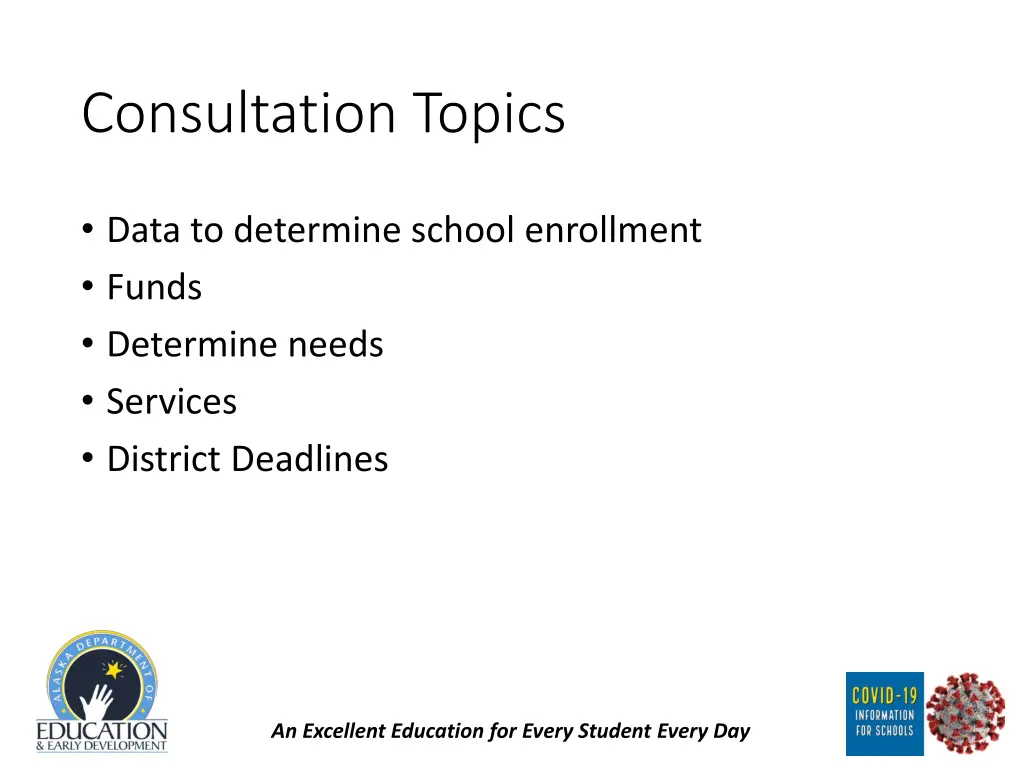 consultation topics