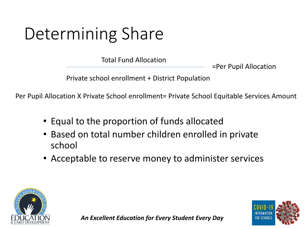 determi ning share