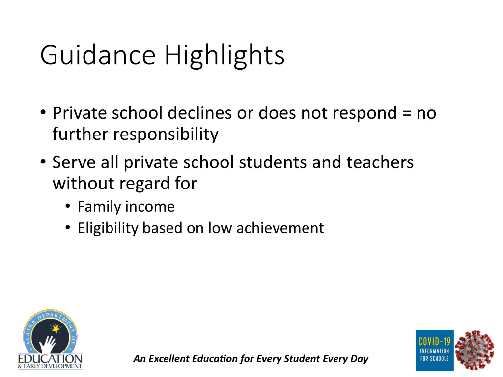 guidance highlights 1