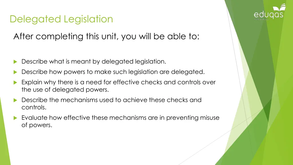 delegated legislation 1