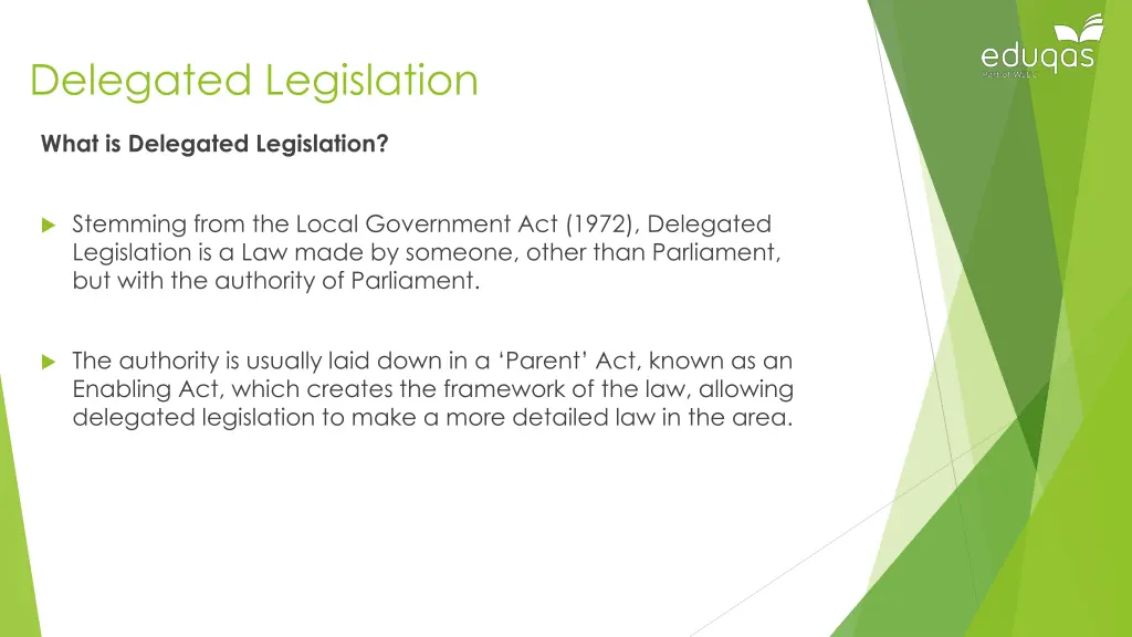 delegated legislation 3