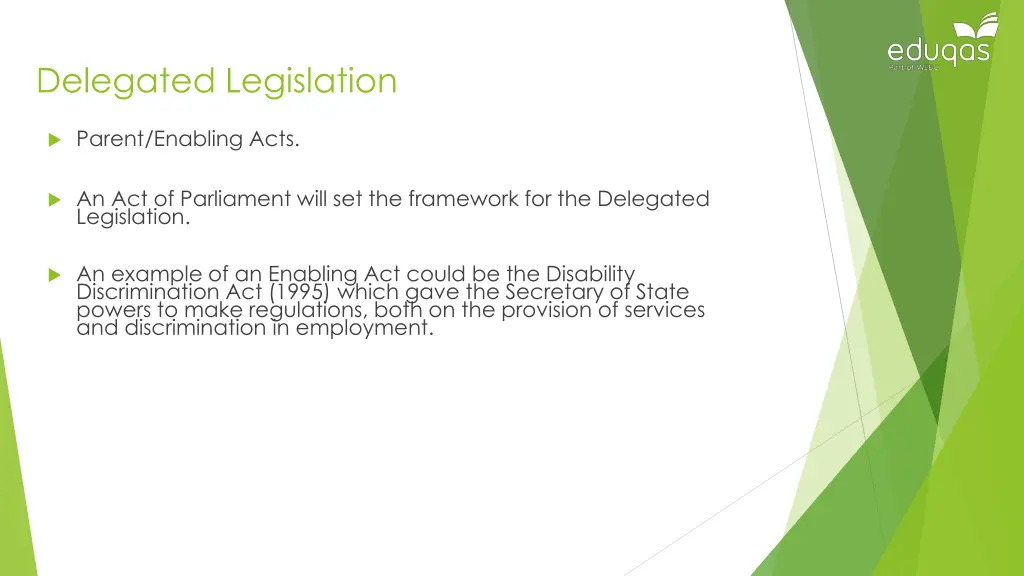 delegated legislation 4