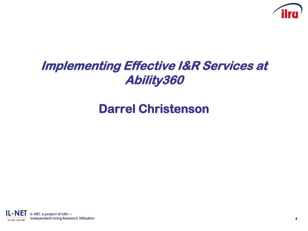 implementing effective i r services