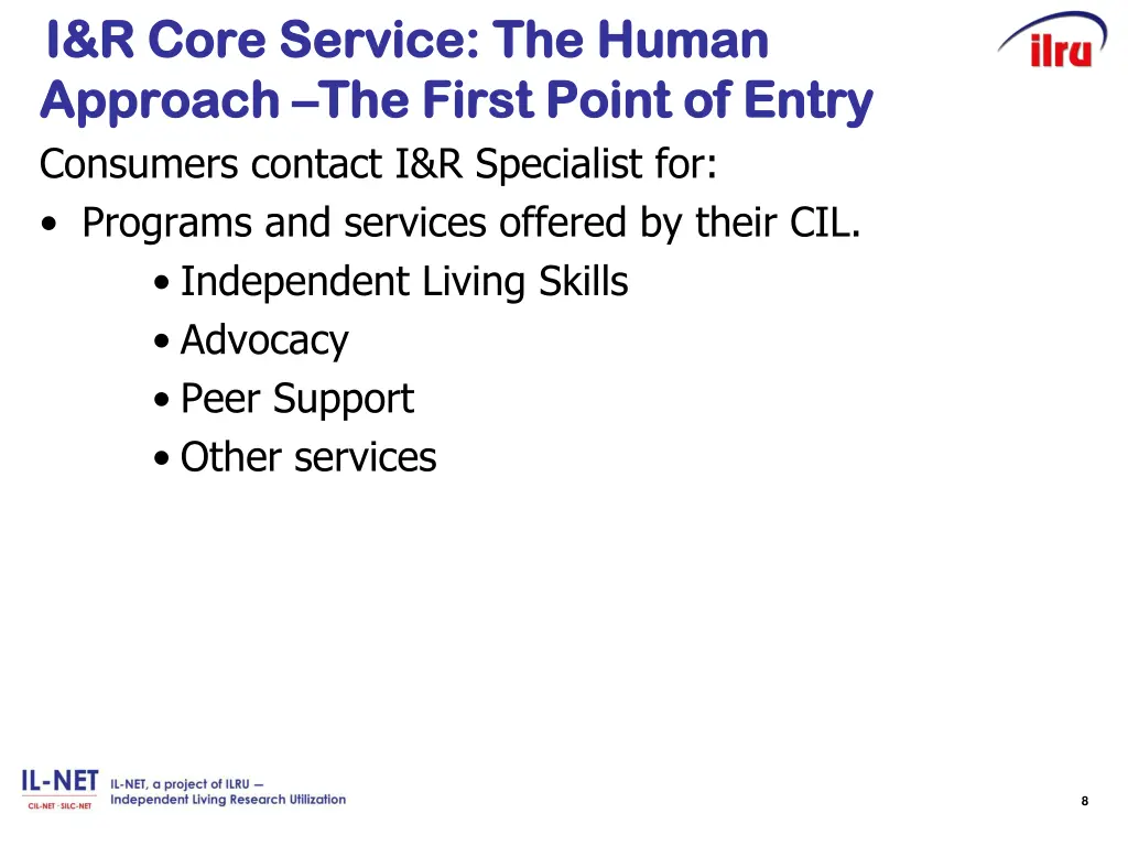 slide 3 i r core service the human i r core