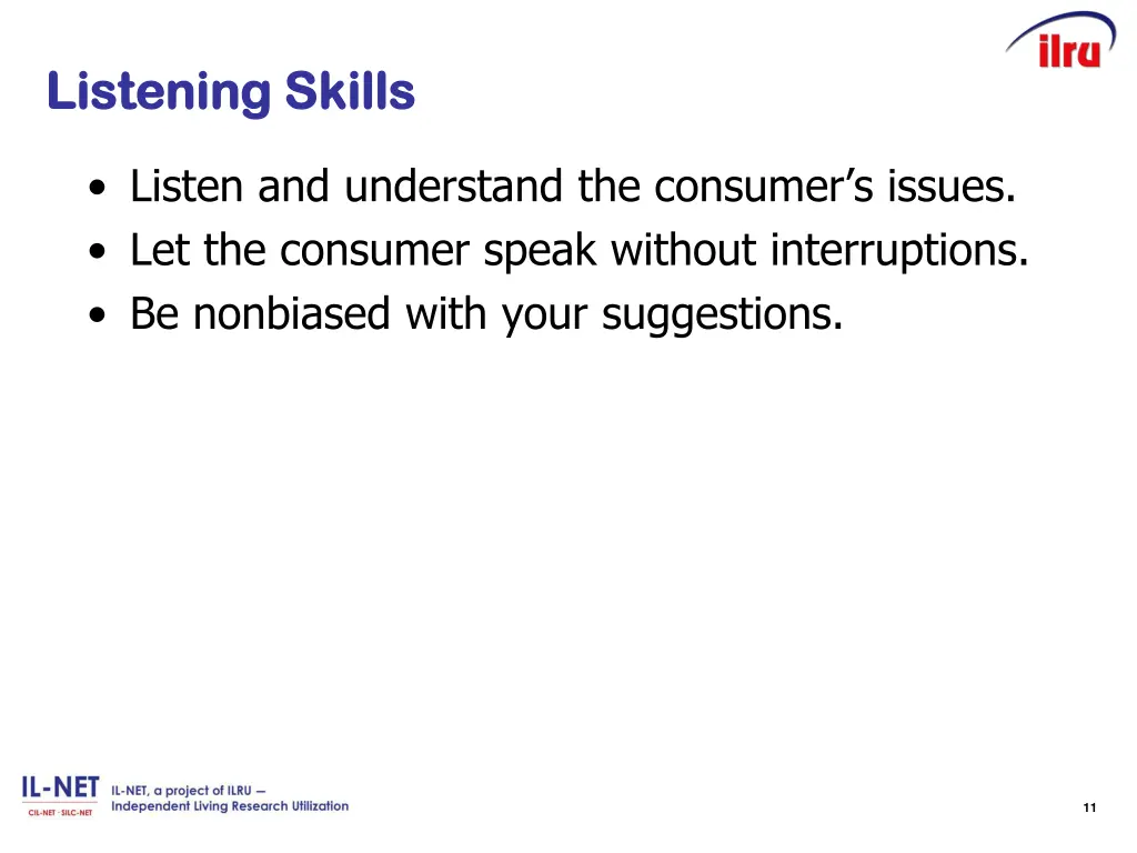 slide 6 listening skills listening skills