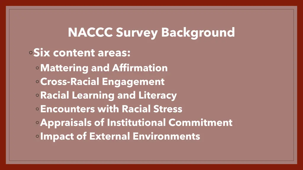 naccc survey background 1