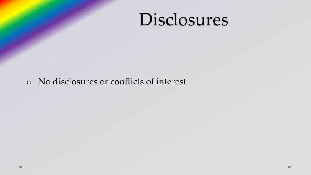 disclosures