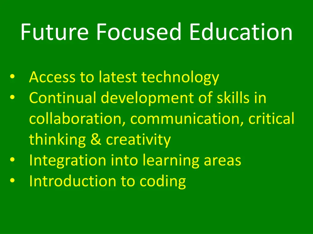 future focused education