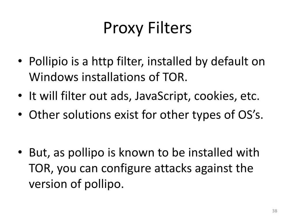 proxy filters